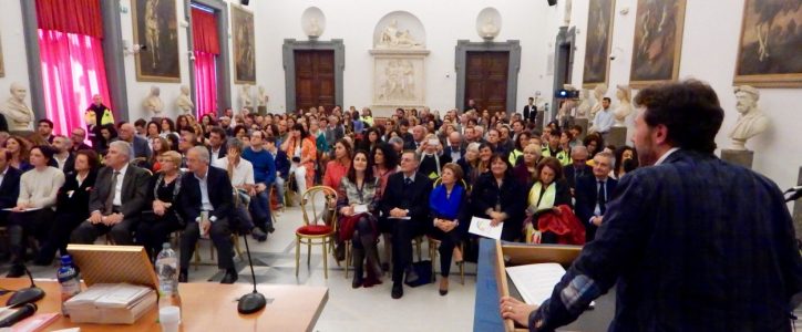 Premio Alfredo Rampi: la sala della premiazione vista dal palco