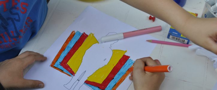 Premio Letterario Alfredo Rampi: dei bambini disegnano il logo